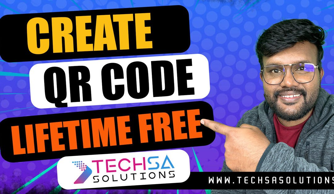 Create life time free QR code quick and easy